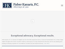 Tablet Screenshot of fisherkanaris.com